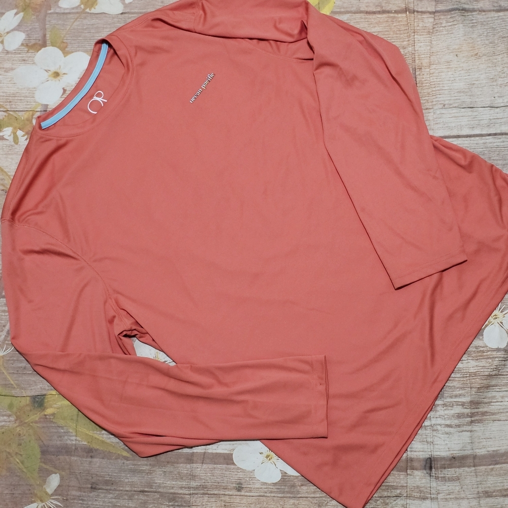 OP Coral Long Sleeve Swim Top